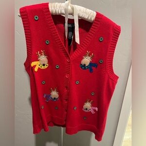 Vintage Christmas Vest